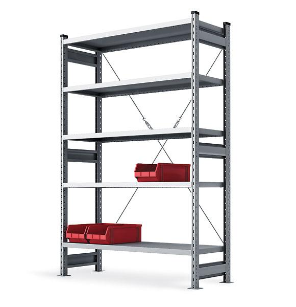 Стеллаж полочный СТ-031 1855x1066x300 (5 полок) - нагрузка до 300 кг