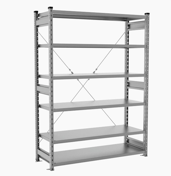 Стеллаж полочный СТ-031 2067x1066x300 (6 полок) - до 200 кг нагрузка