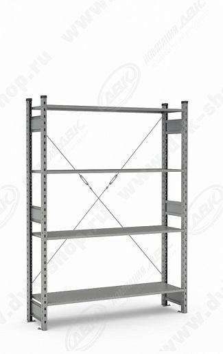 Стеллаж полочный СТ-031 2067x1366x400 (4 полки 200 кг нагрузка)