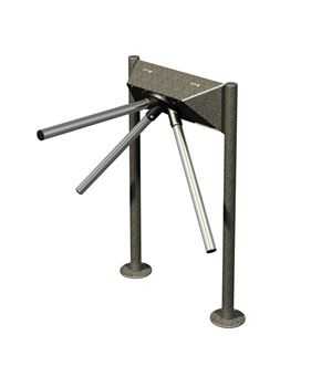 Турникет ТРИПОД OMA-26.461.1B Напольный МОНО. Планки СТАНДАРТ