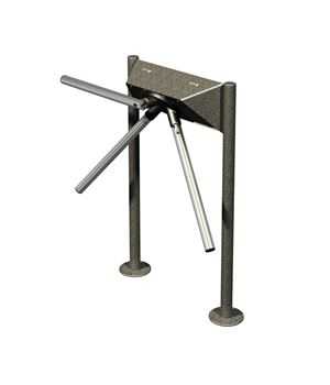 Турникет ТРИПОД OMA-26.461.1C Напольный СТЕРЕО. Планки СТАНДАРТ